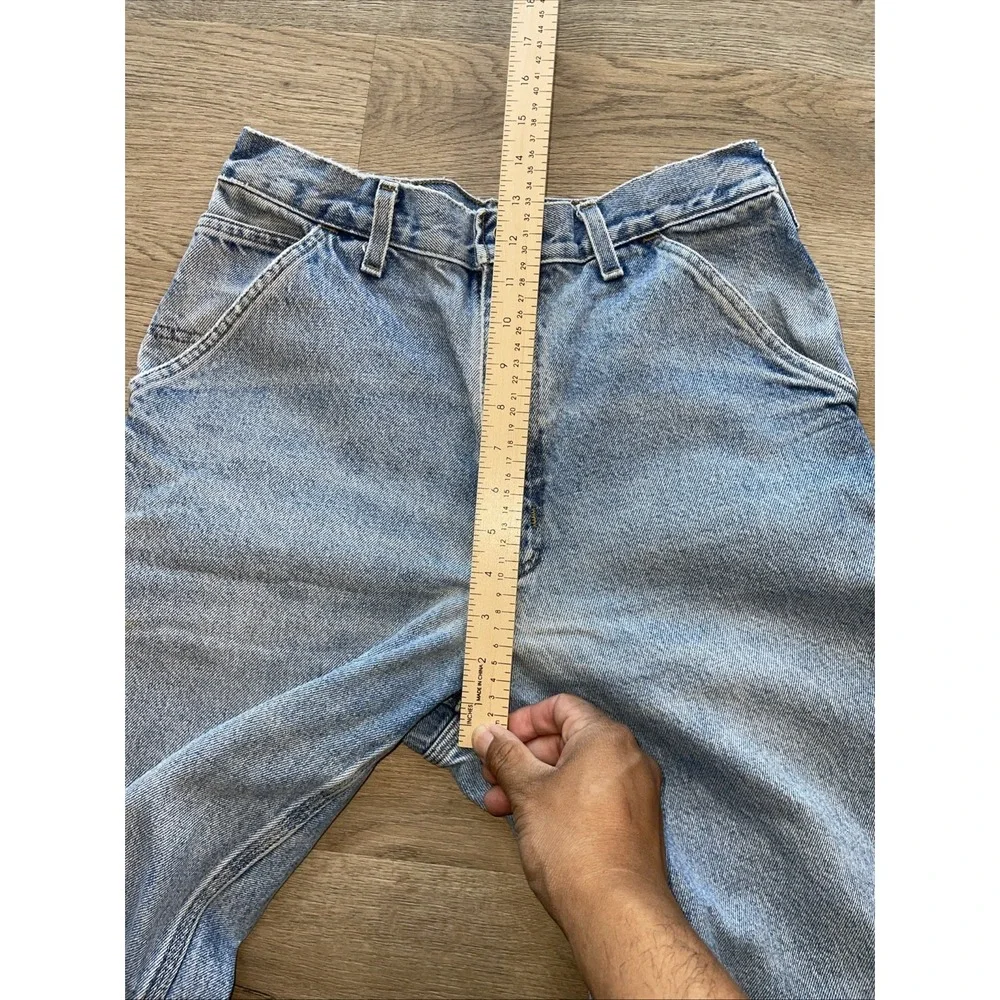 Carhartt B237 STW Dungaree Denim Carpenter Jeans 32x33 Y2K 100% Cotton Workwear